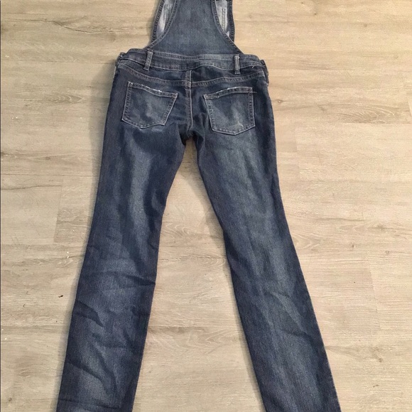 Girls Denim Overalls Size M - Picture 3 of 4